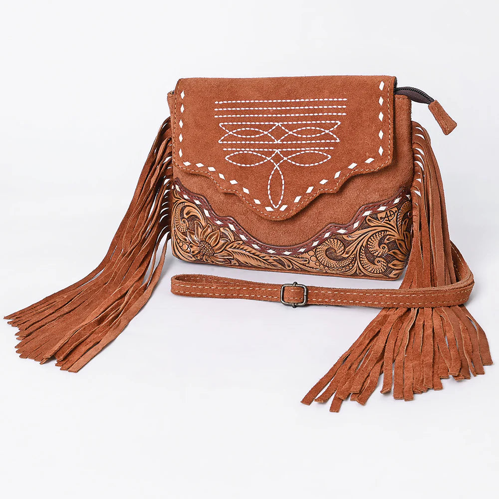 American Darling Toebug Tooled Crossbody