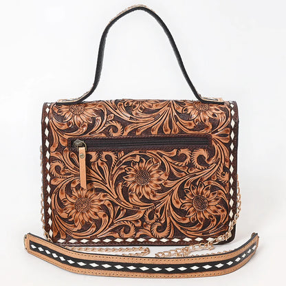 American Darling Sunflower Tooled Handbag