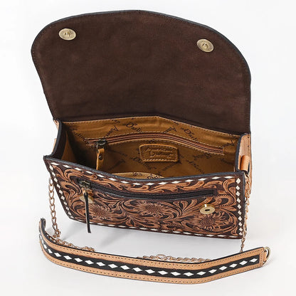 American Darling Sunflower Tooled Handbag