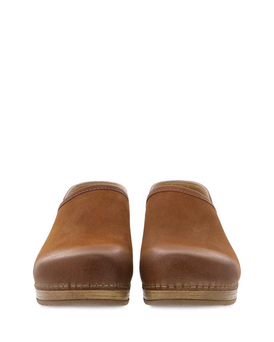 Dansko Brenna Burnished Suede Tan