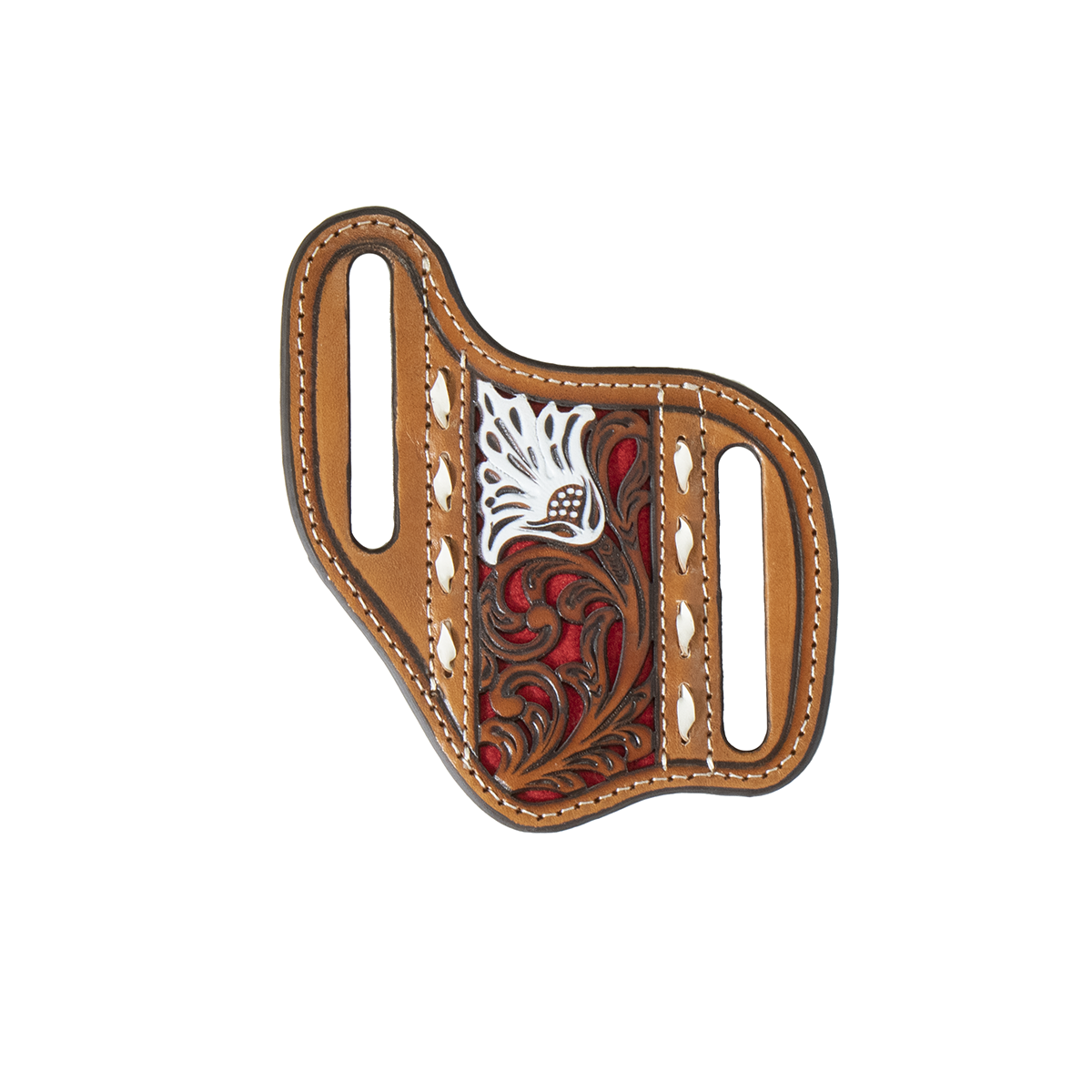 Noncona Tooled Suede Underlay Knife sheath