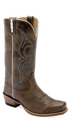 Old West Brown Medium Square Toe
