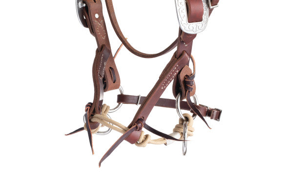Weaver J Dunn Oiled Bitless Bridle
