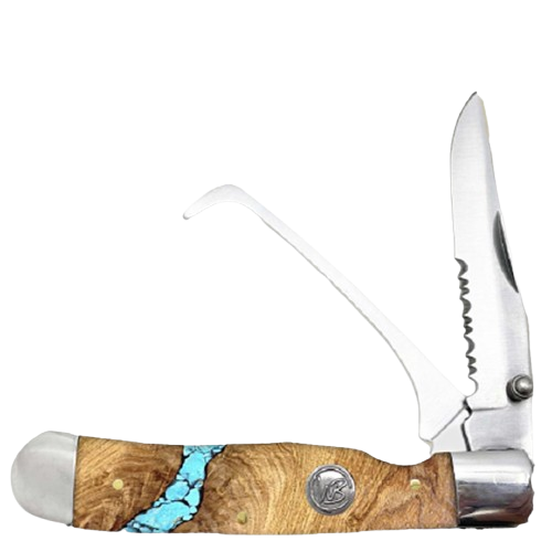 Whiskey Bent Acrylic Turquoise River Hoofpick
