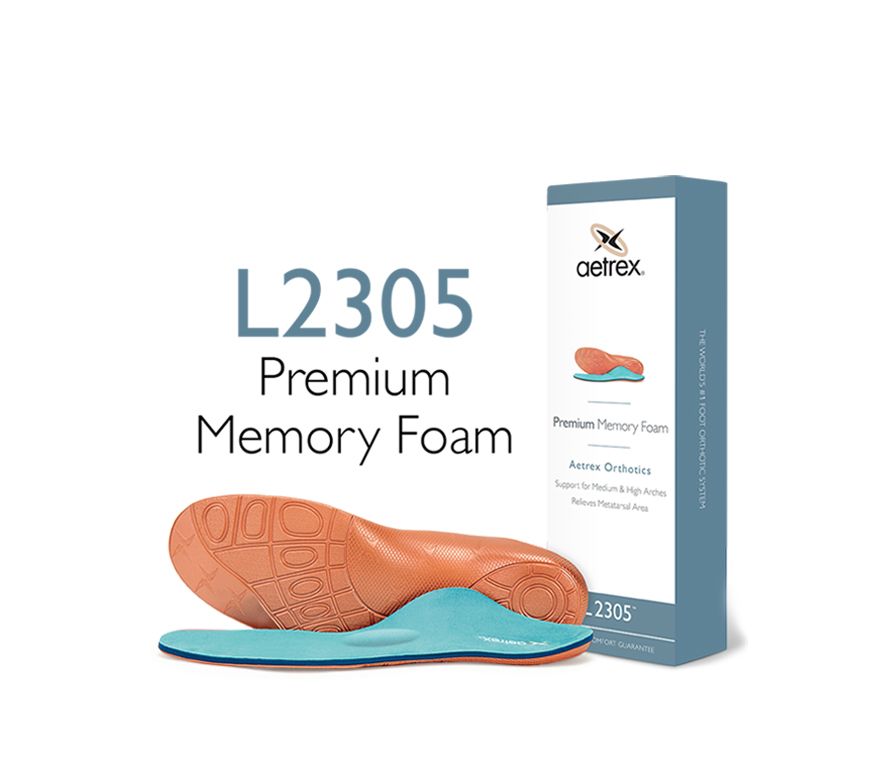 Aetrex L2305 Orthotics Premium Memory Foam Men