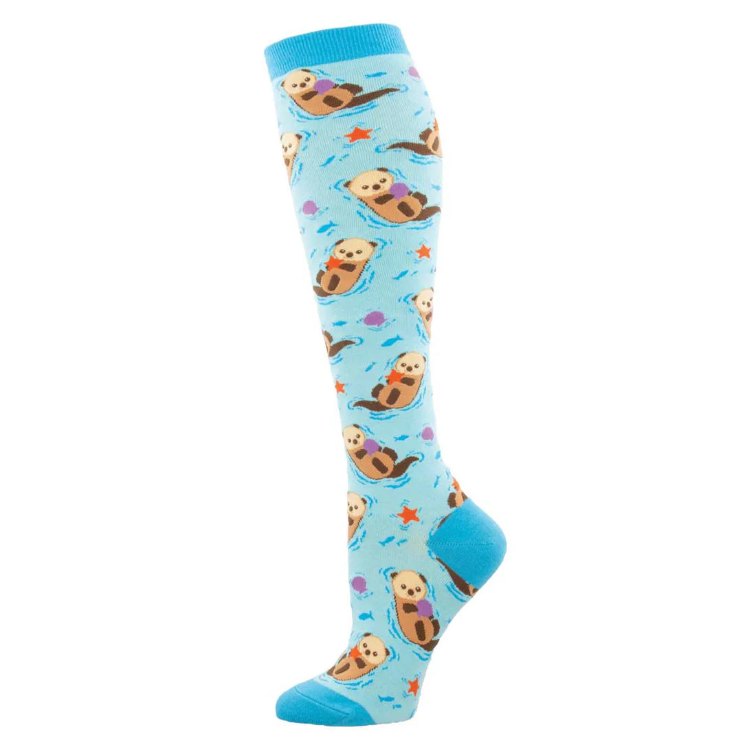 Socksmith Knee High Otter Spotter Blue
