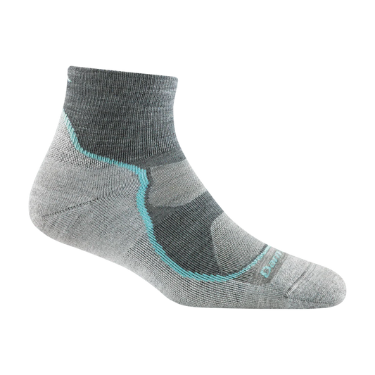 Darn Tough Light Hiker Quarter with Cushion Slate