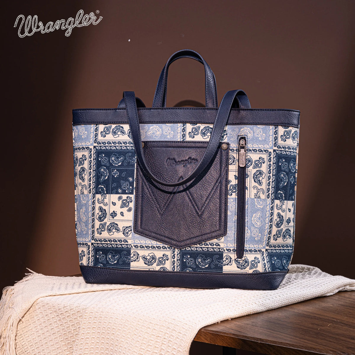 Montana West Wrangler Paisley Dual Sided Print