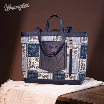 Montana West Wrangler Paisley Dual Sided Print