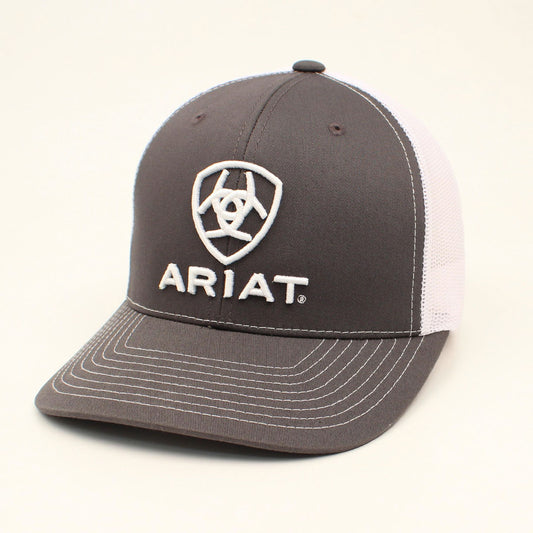Ariat Grey/White Ballcap