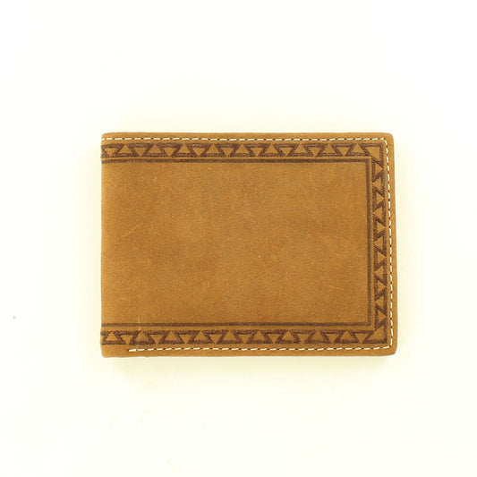 Ariat Brown Aztec Edge Bifold Wallet