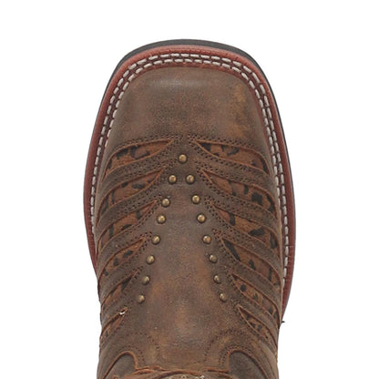Laredo Emmylou Brown/Studs Square Toe