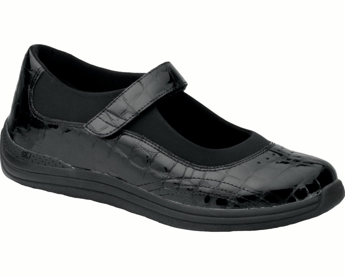 Drew Rose Black Croc