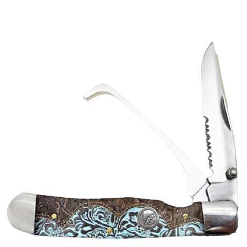 Whiskey Bent Acrylic W/ Clip Tooled Country Hoofpick