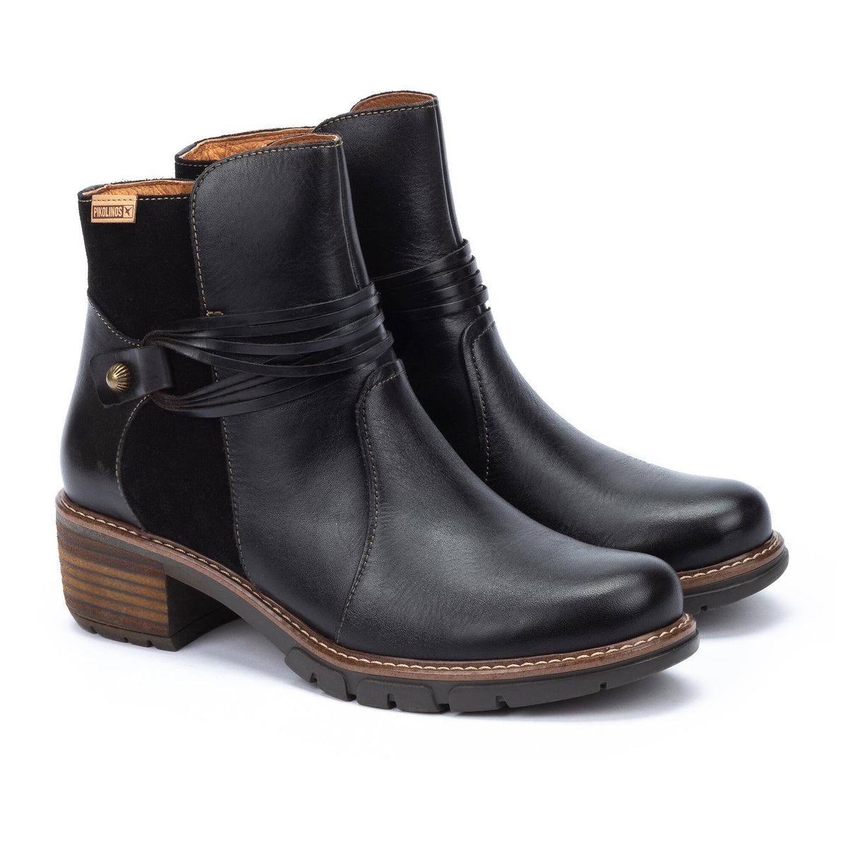 Pikolinos San Sebastian Bootie Zip Black