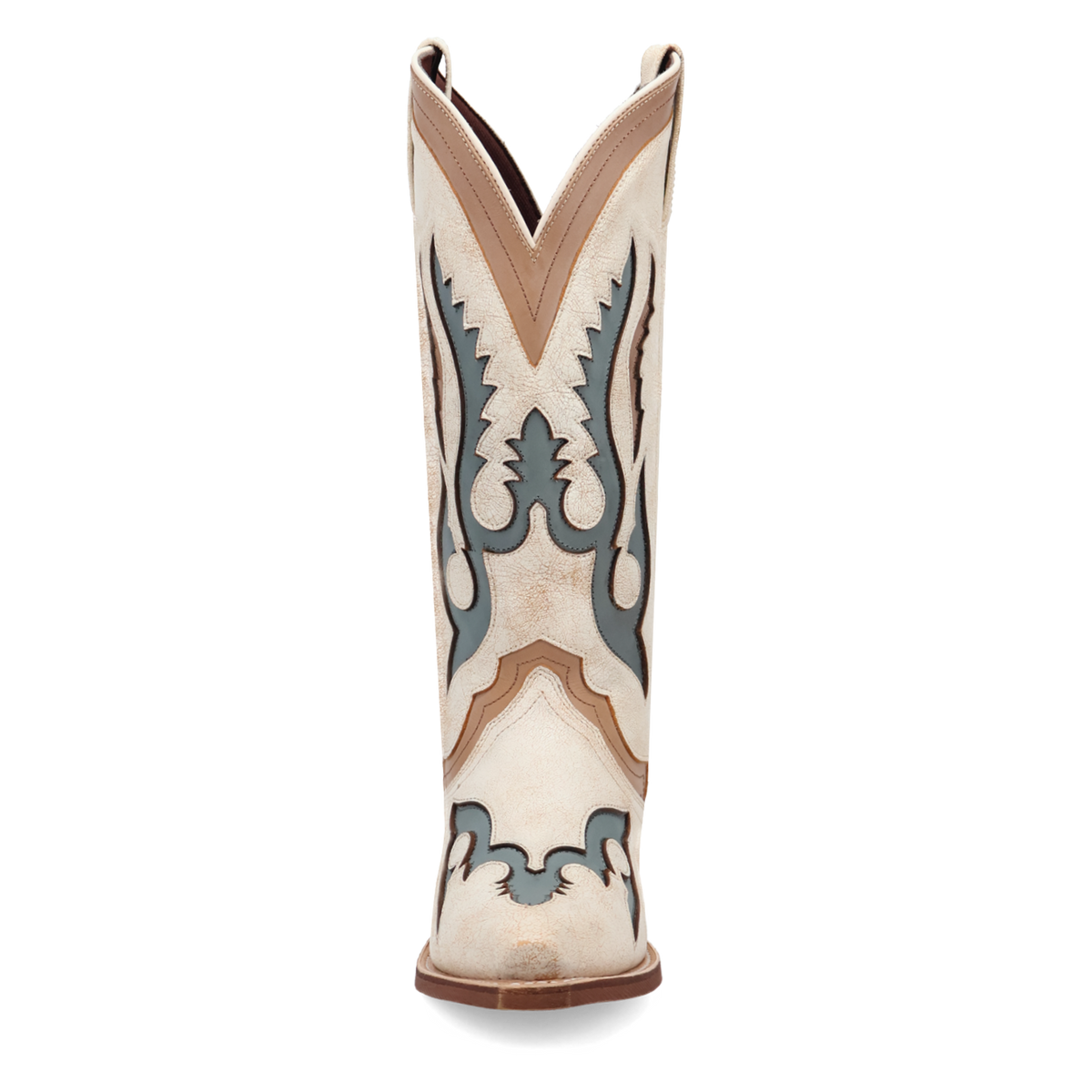 Laredo Honky Tonk Halo Leather Boot Off White
