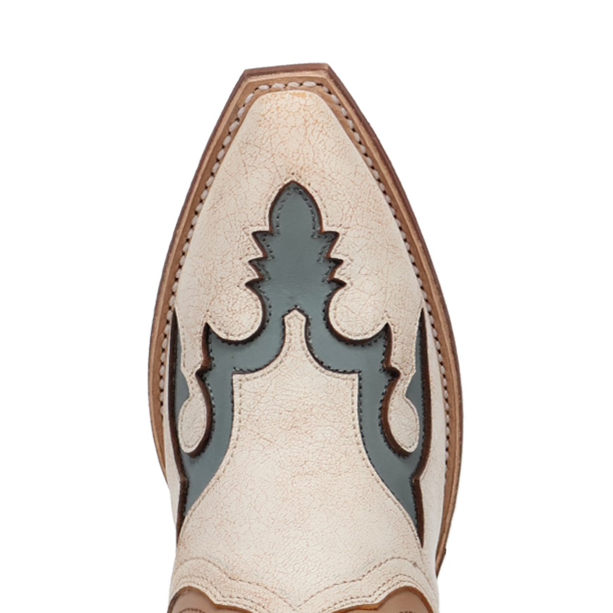 Laredo Honky Tonk Halo Leather Boot Off White