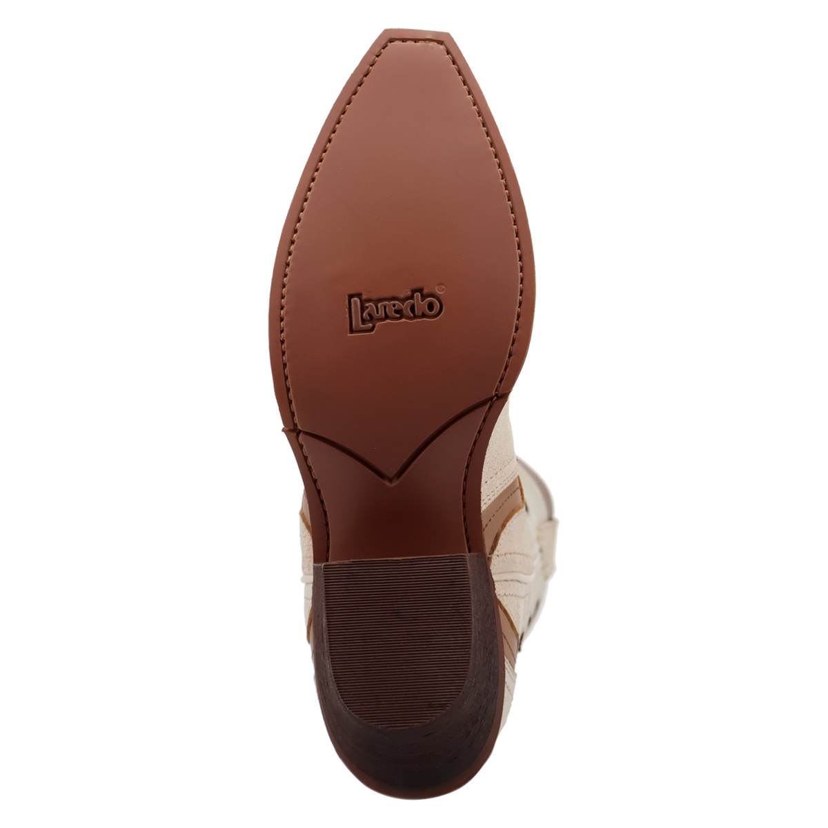 Laredo Honky Tonk Halo Leather Boot Off White