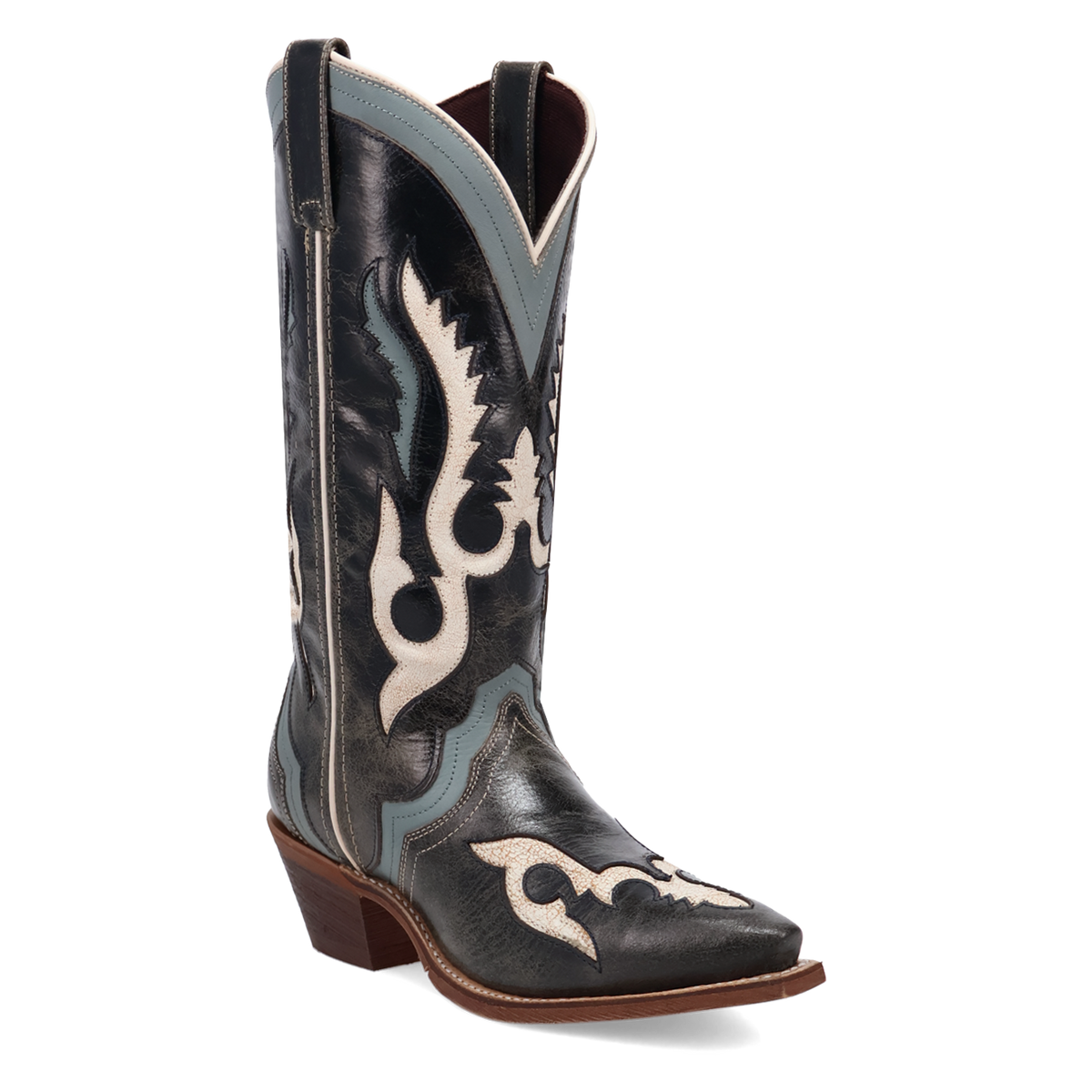 Laredo Honky Tonk Halo Leather Boot Navy