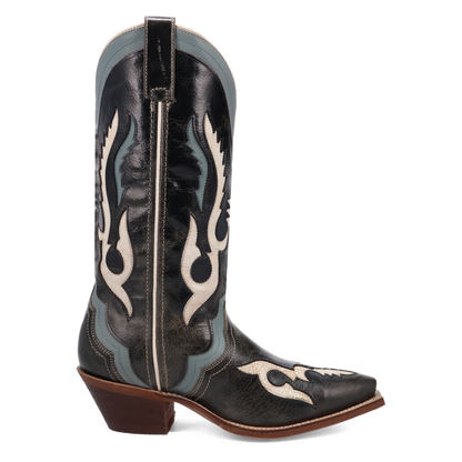 Laredo Honky Tonk Halo Leather Boot Navy