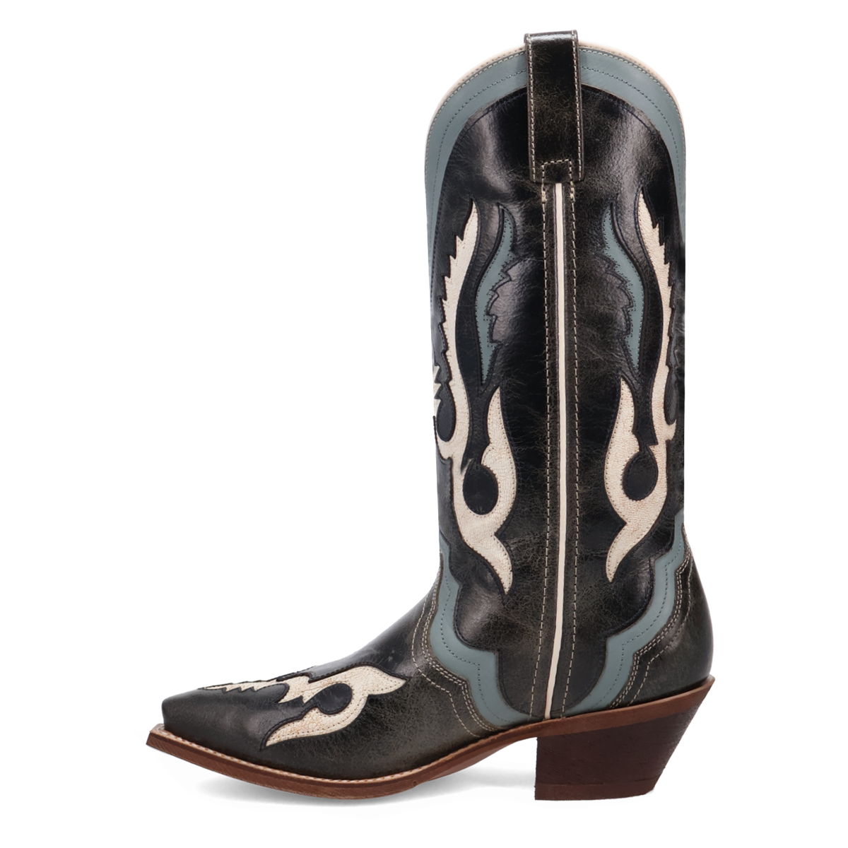 Laredo Honky Tonk Halo Leather Boot Navy