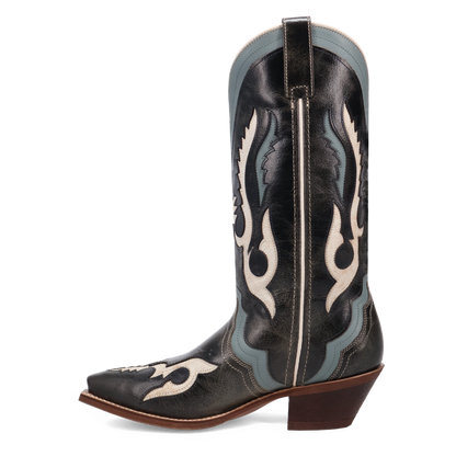 Laredo Honky Tonk Halo Leather Boot Navy