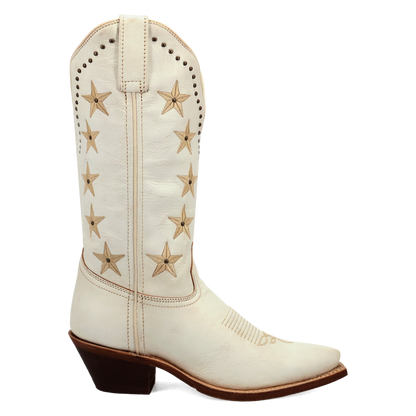 Laredo Serenade Leather Boot White