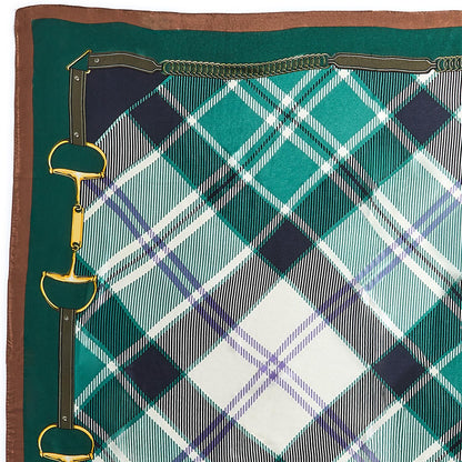 Two's Company Tartan Silky Scarf