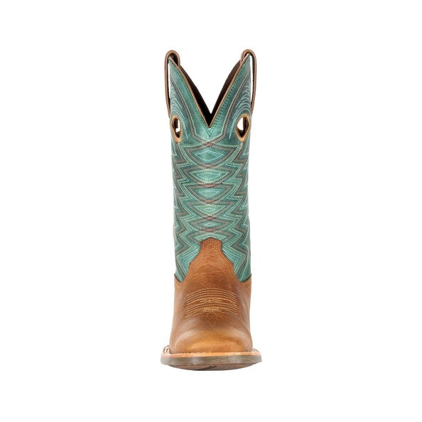 Durango Rebel Pro Turquoise/Tan Square toe