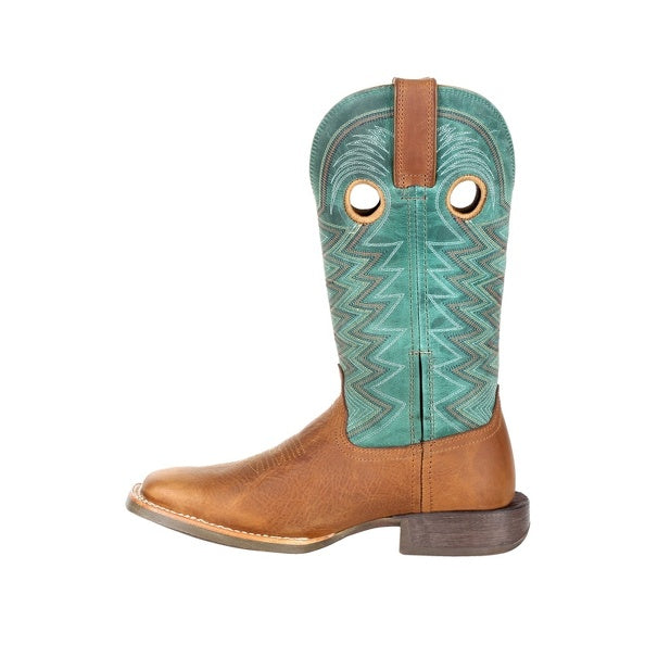 Durango Rebel Pro Turquoise/Tan Square toe