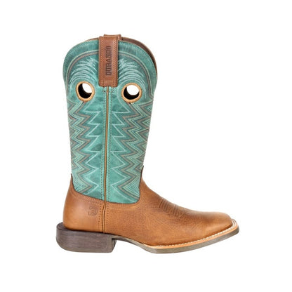 Durango Rebel Pro Turquoise/Tan Square toe