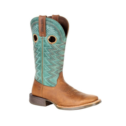 Durango Rebel Pro Turquoise/Tan Square toe