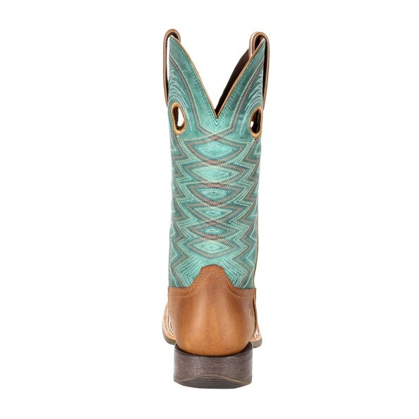 Durango Rebel Pro Turquoise/Tan Square toe