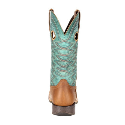 Durango Rebel Pro Turquoise/Tan Square toe
