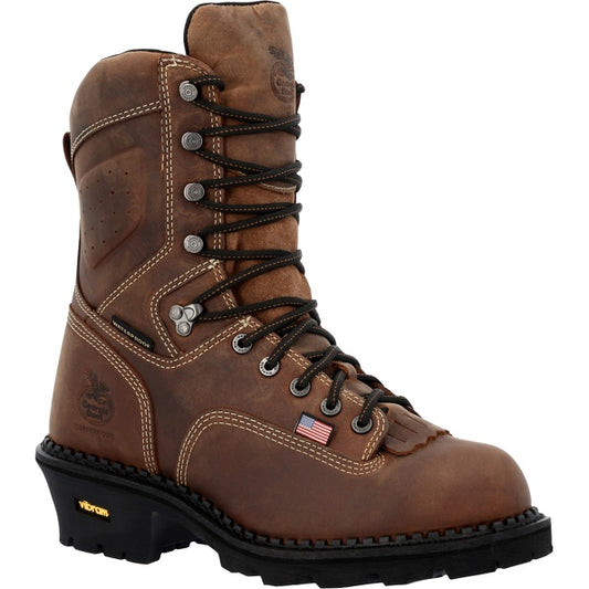 Georgia Lace To Toe Logger USA Composite Toe Waterproof EH