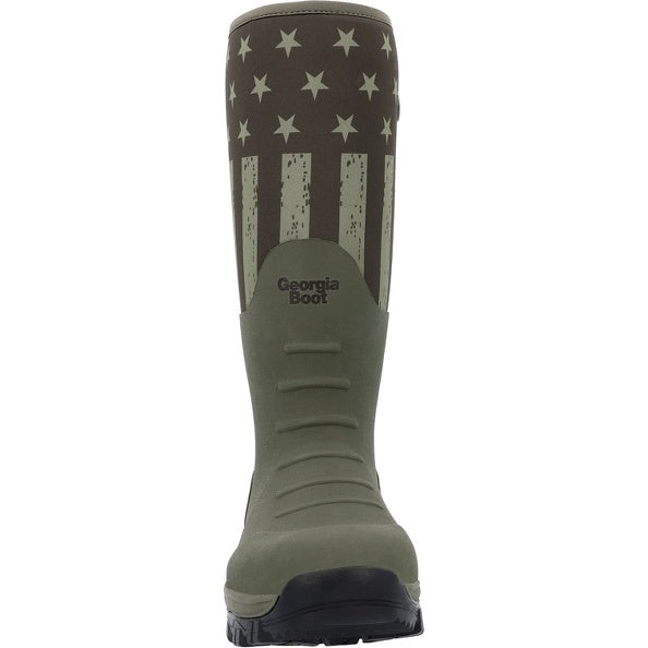 Georgia Stars and Stripes Rubber Pull On