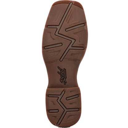 Durango Rebel Tan/brown Saddle Sq Toe