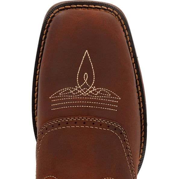 Durango Rebel Tan/brown Saddle Sq Toe
