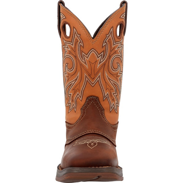 Durango Rebel Tan/brown Saddle Sq Toe