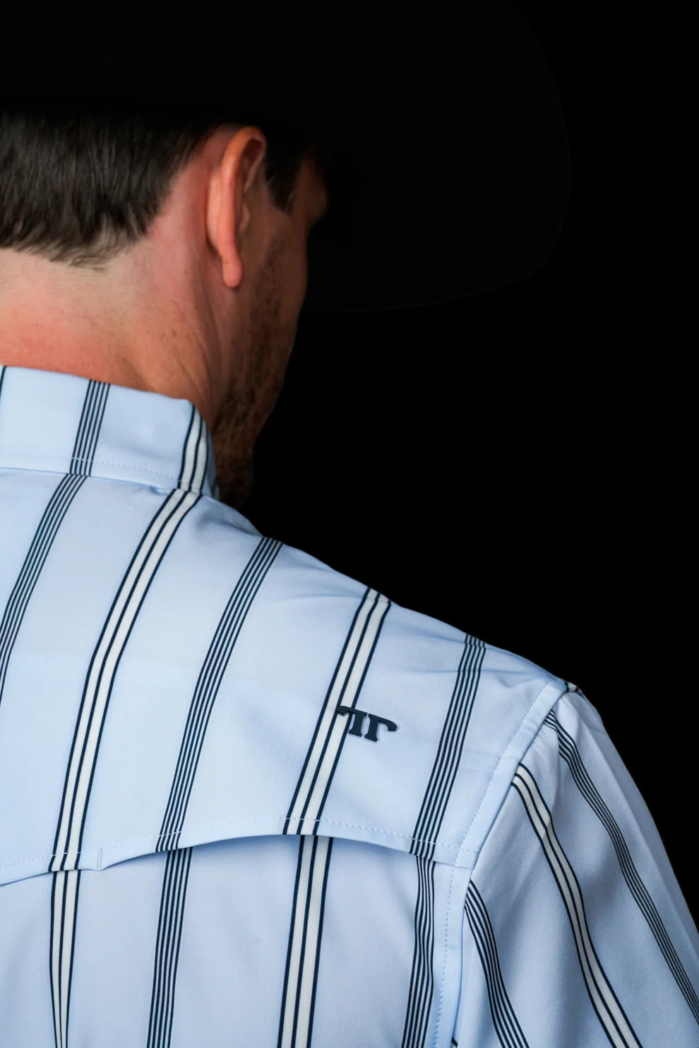 Ferrell The Denver Long Sleeve Snap Shirt Blue