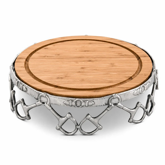 Arthur Court Equestrian Cheese Pedestal