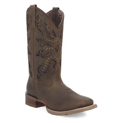 Laredo Lonsetar Lace Leather Boot Square