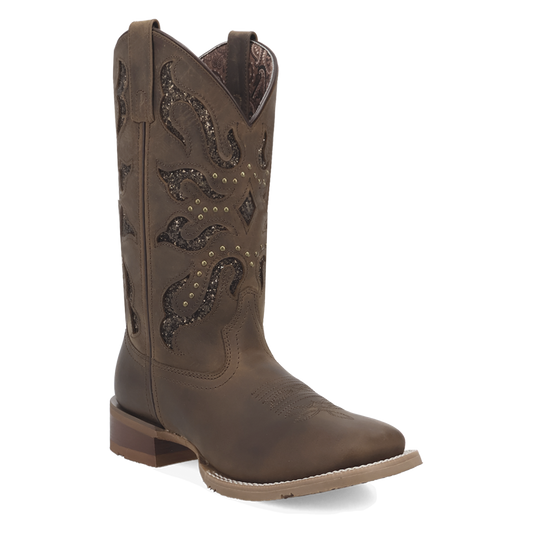 Laredo Lonsetar Lace Leather Boot Square