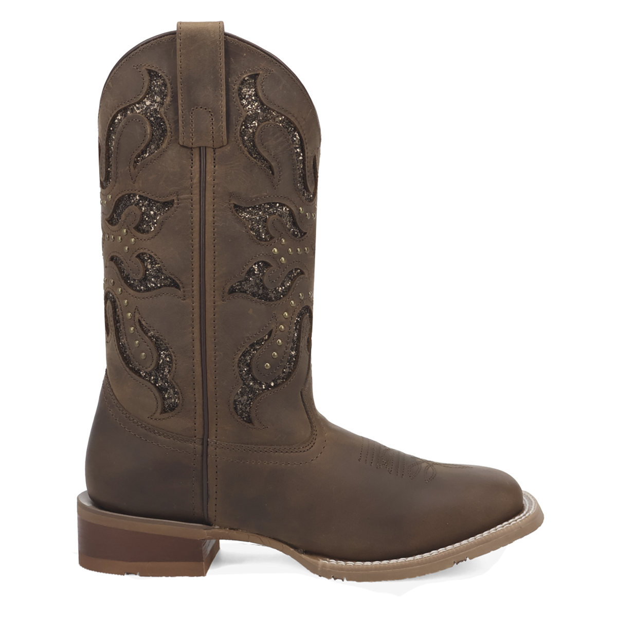 Laredo Lonsetar Lace Leather Boot Square