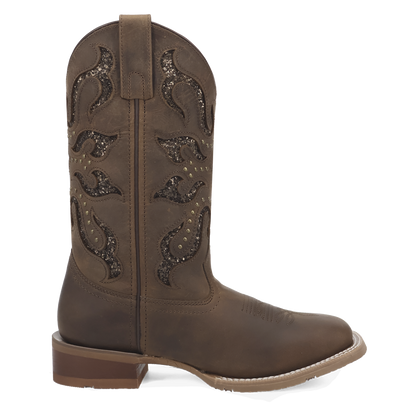 Laredo Lonsetar Lace Leather Boot Square