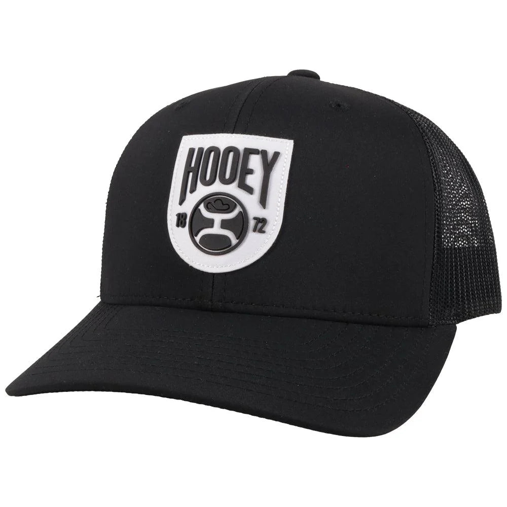 Hooey Bronx Black/Black White Patch