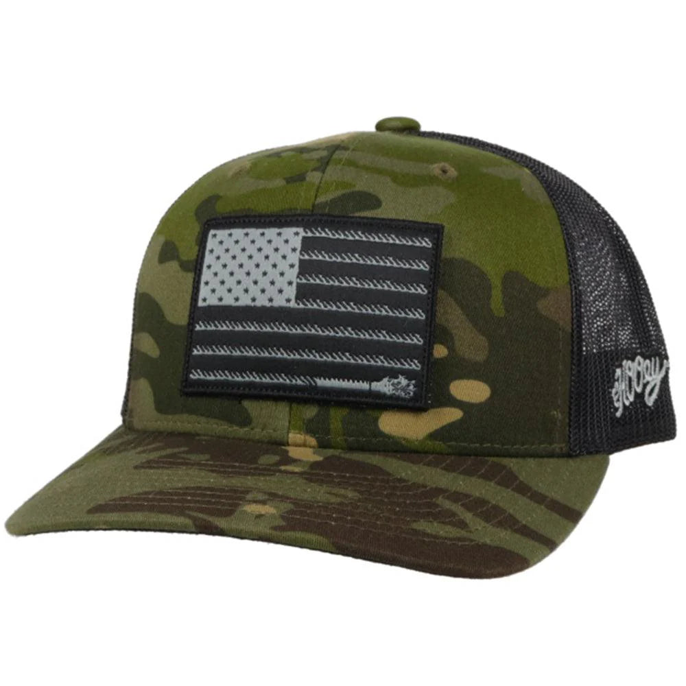 Hooey Liberty Roper Jungle Camo