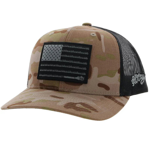 Hooey Liberty Roper Camo/Black