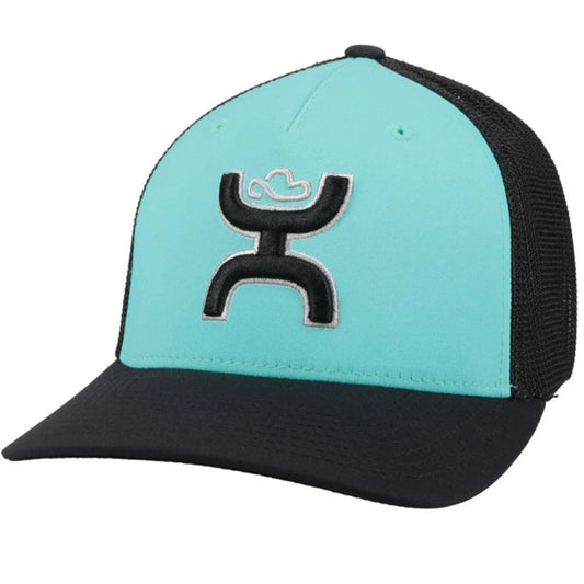 Hooey Coach Flexfit Turquoise/Black
