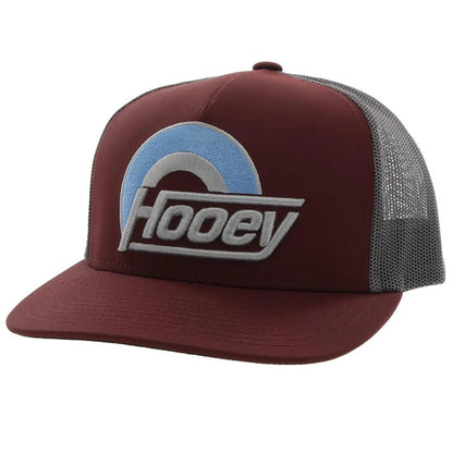 Hooey Suds Maroon/Grey Multi Logo Hat